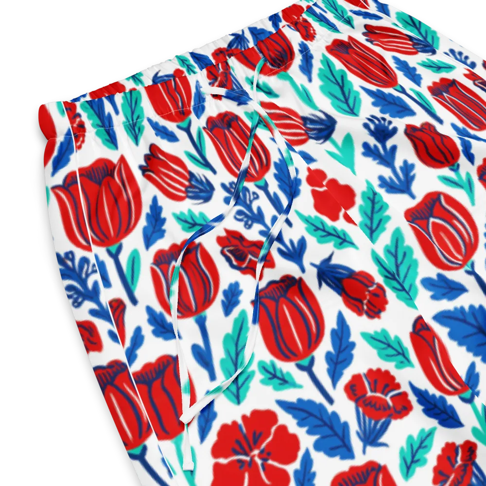 Crimson Garden on Women's Pajama Pants — Product details