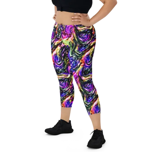 Ember Electric on a Capri Leggings