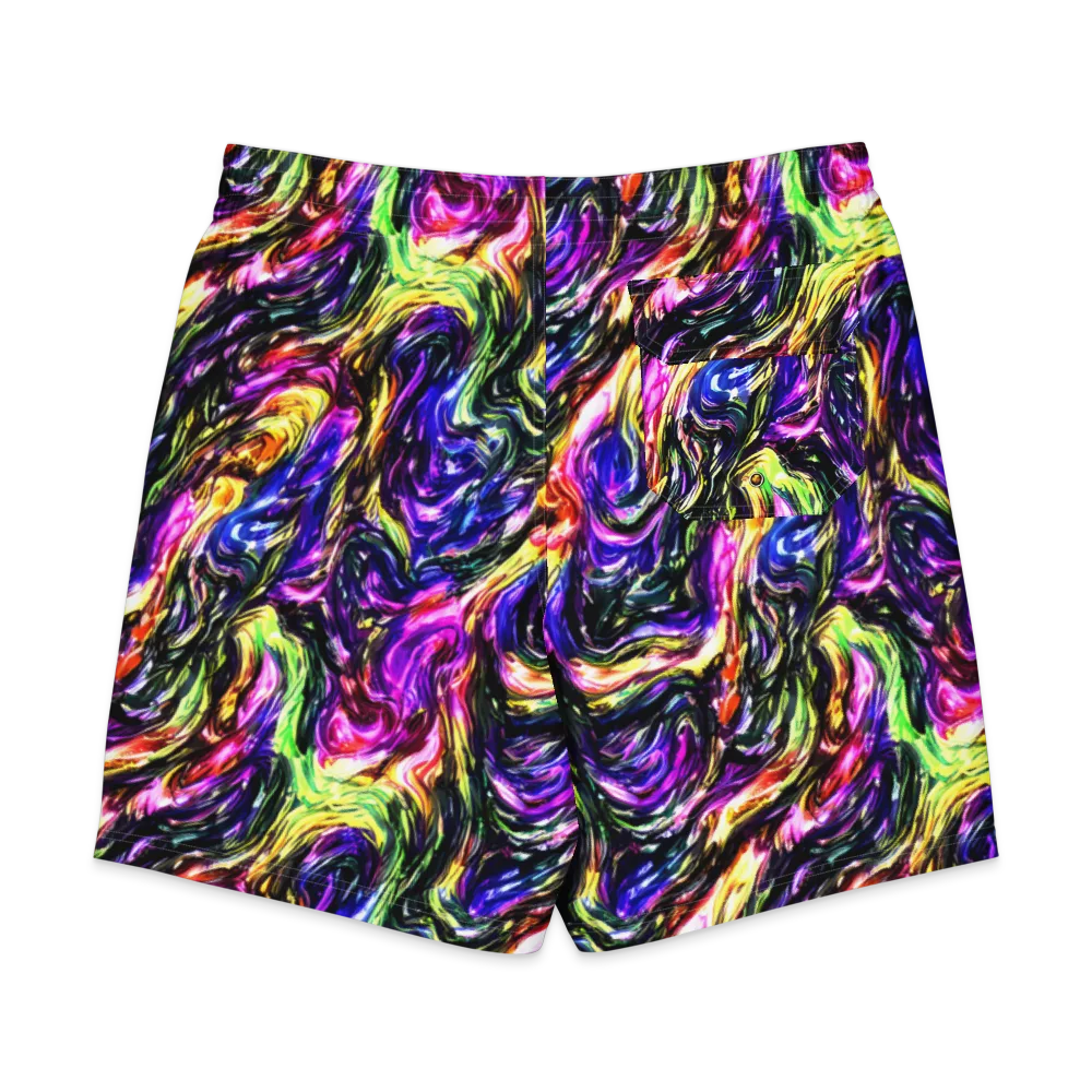 Ember Electric on Men's Board Shorts — Back