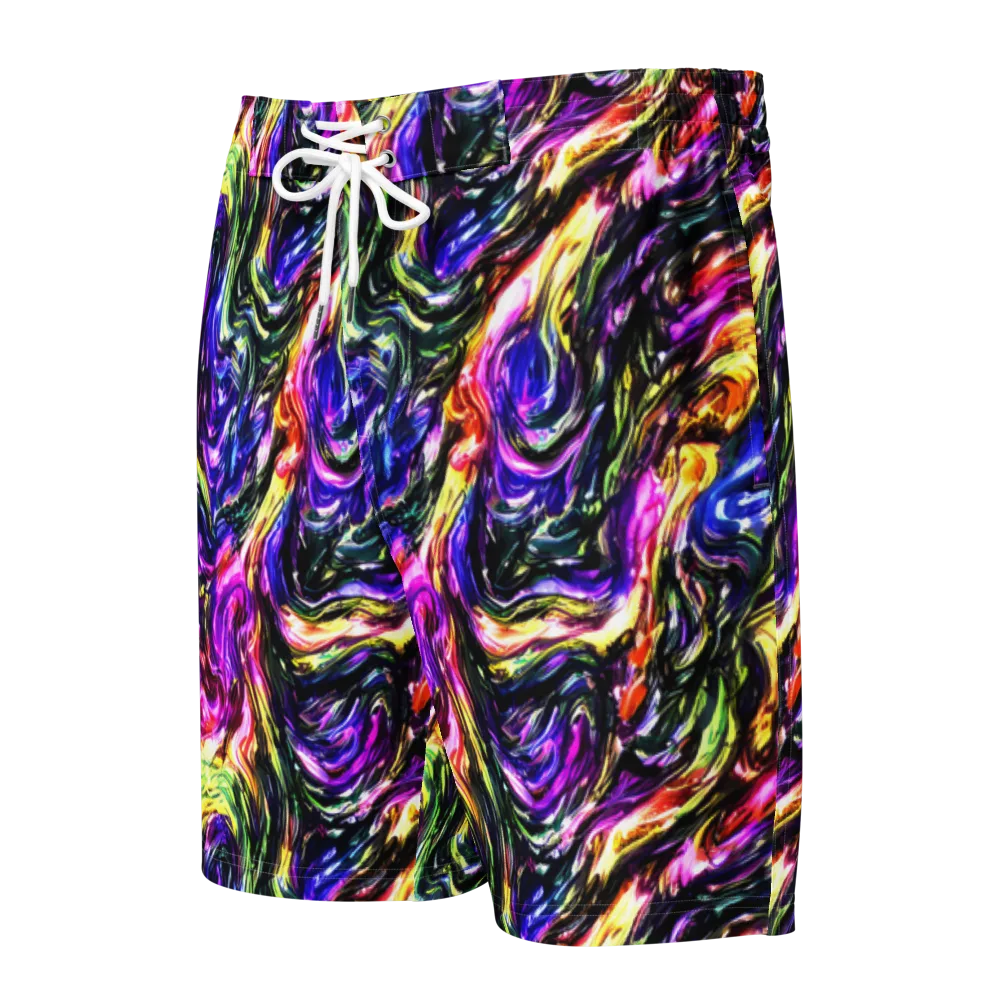 Ember Electric on Men's Board Shorts — Front