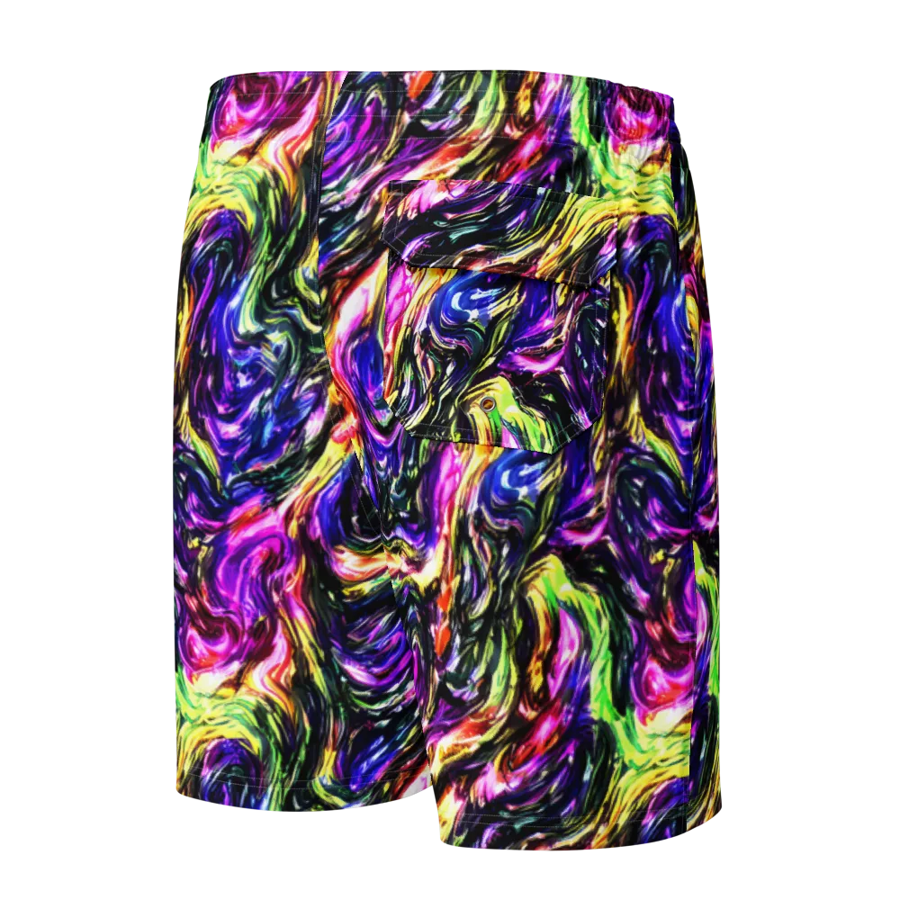 Ember Electric on Men's Board Shorts — Back