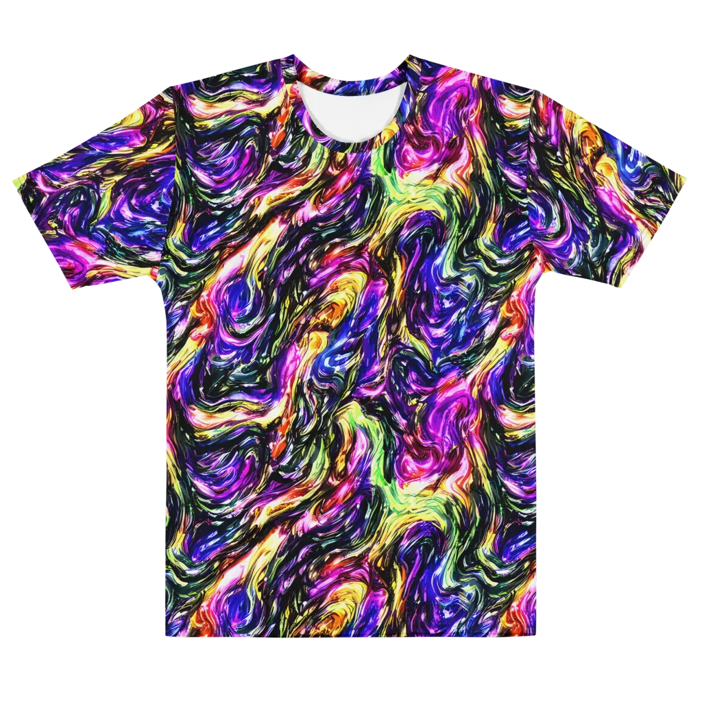Ember Electric on Men's Cotton Crew Neck T-Shirt — Front