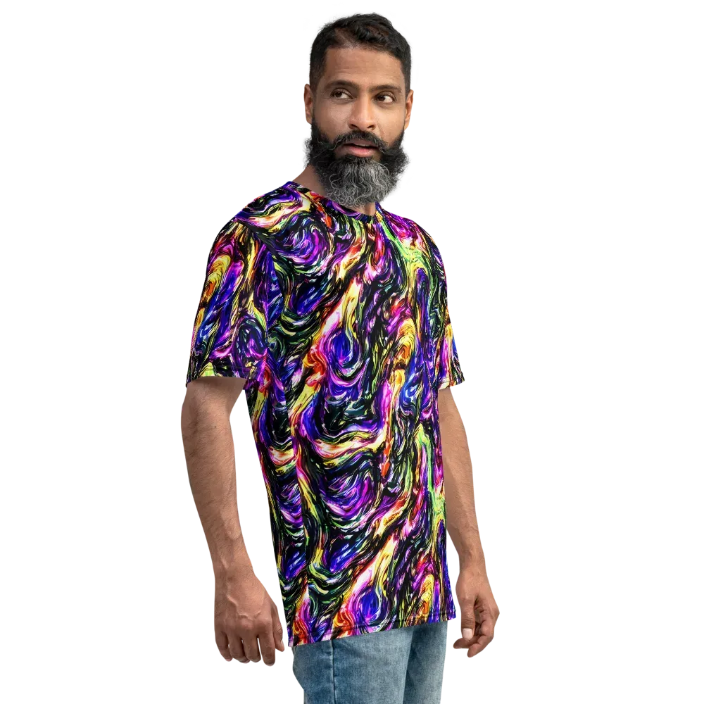 Ember Electric on Men's Crew Neck T-Shirt — Right