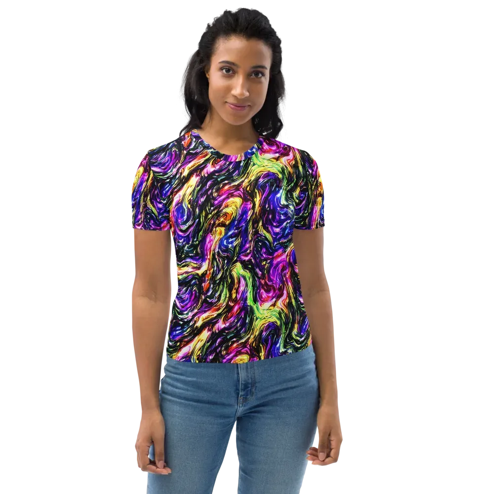 Ember Electric on Women's Crew Neck T-Shirt — Front
