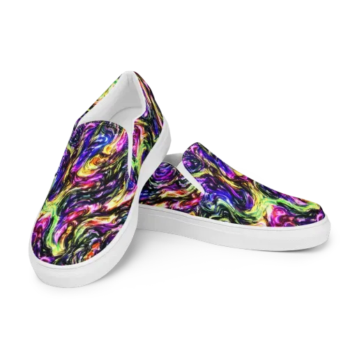 Ember Electric on a Men's Slip-On Canvas Shoes