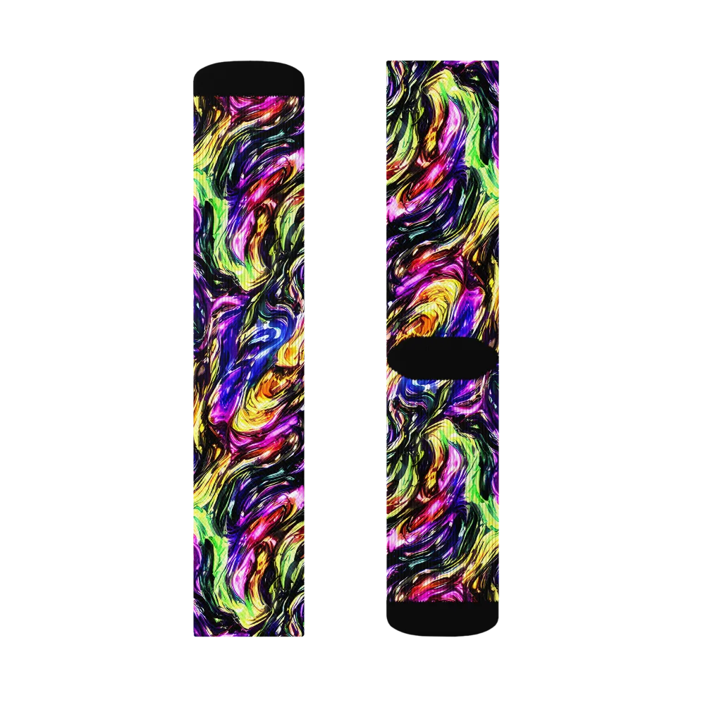 Ember Electric on Socks — Left Sock