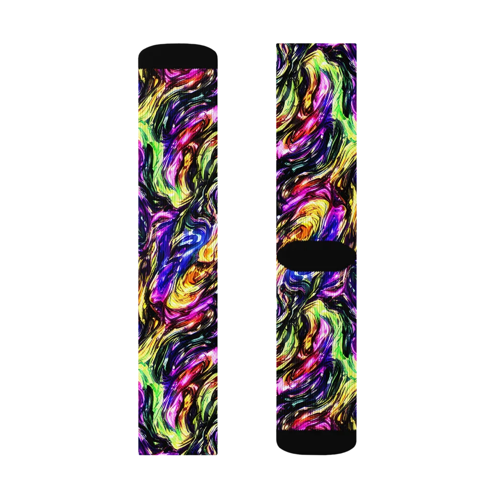 Ember Electric on Socks — Right Sock