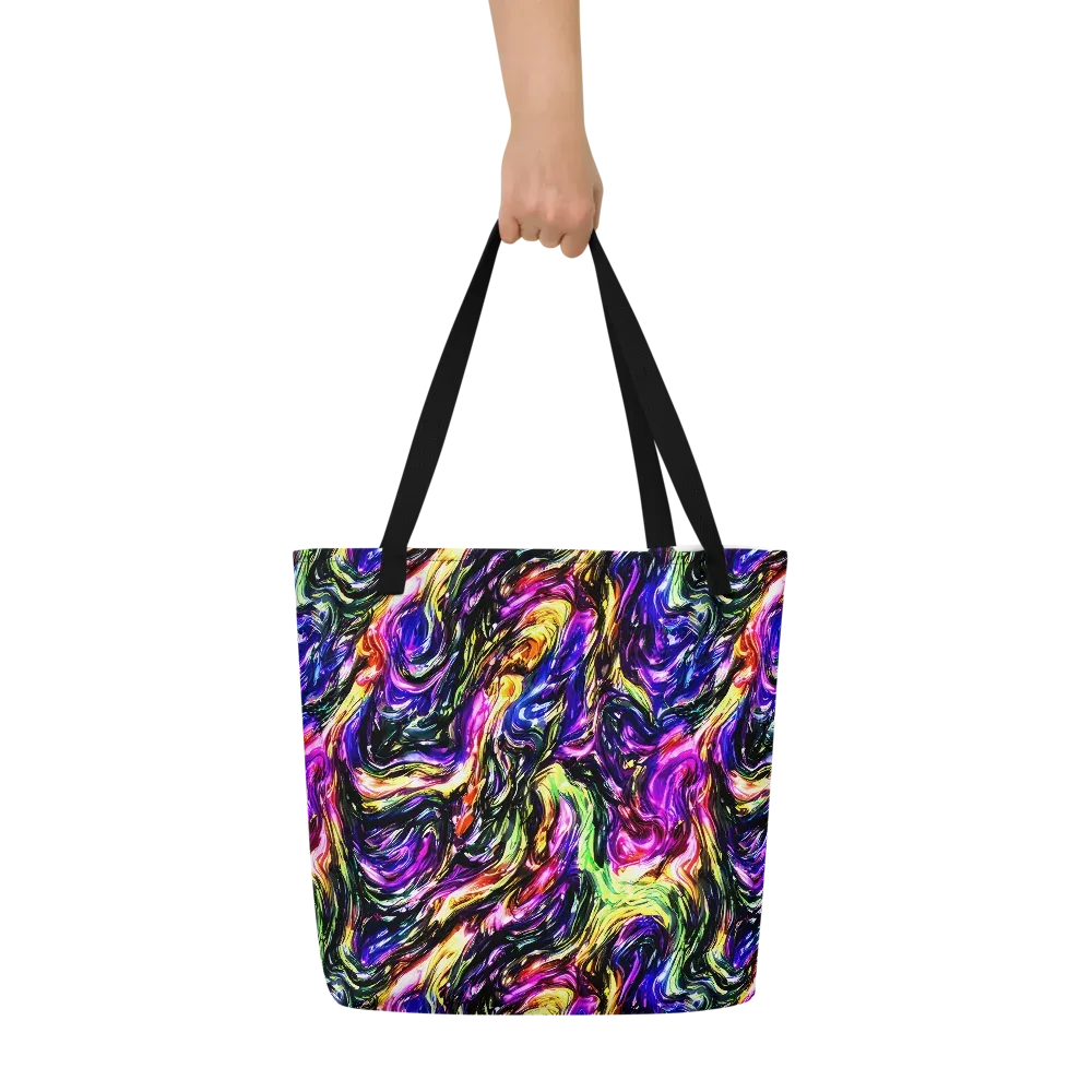 Ember Electric on Large Tote Bag W/ Pocket — Front
