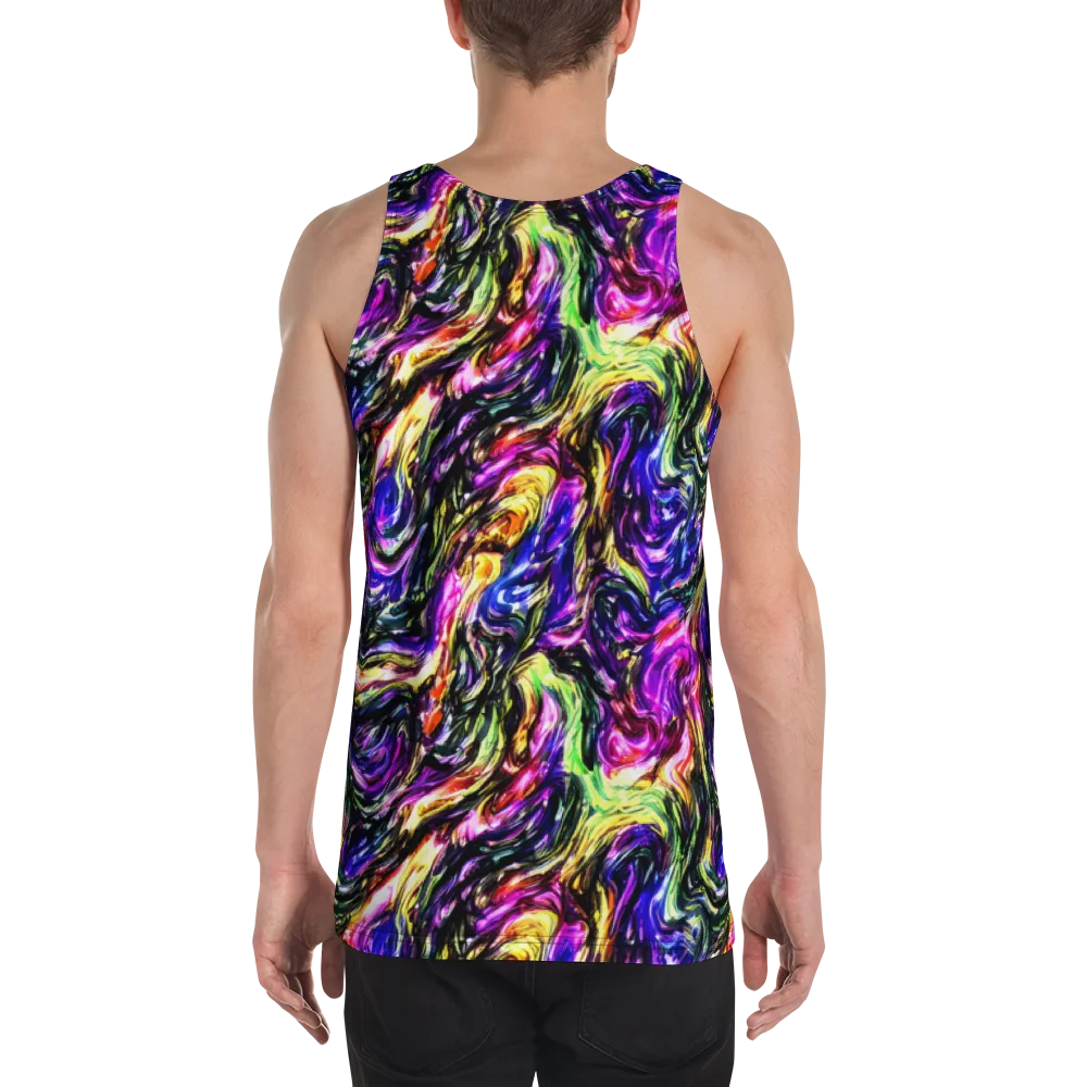 Ember Electric on Men's Tank Top — Back