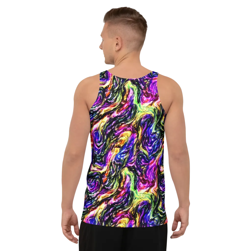 Ember Electric on Men's Tank Top — Back