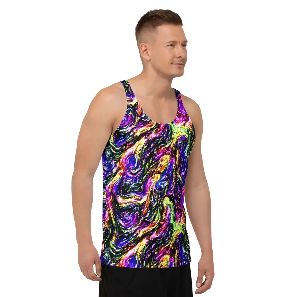 Ember Electric on Men's Tank Top — Right Front