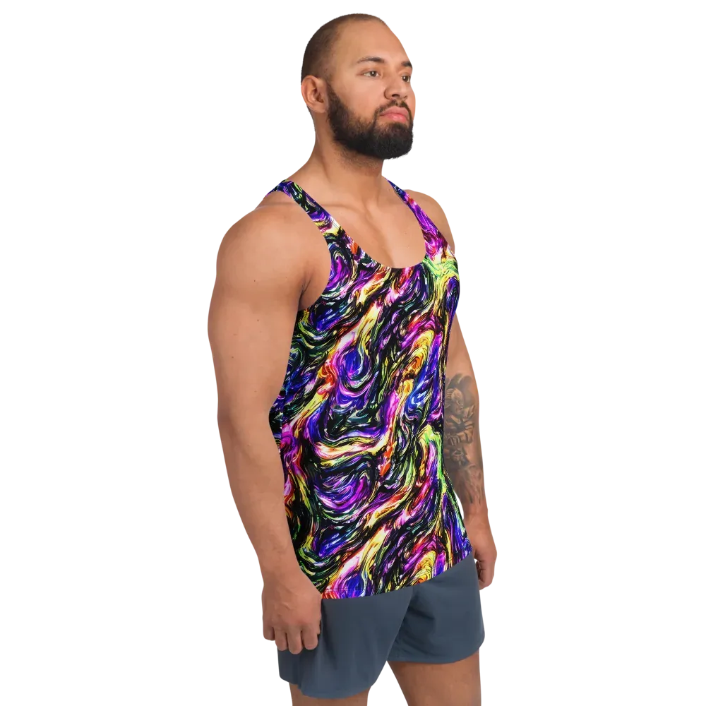 Ember Electric on Men's Tank Top — Right Front