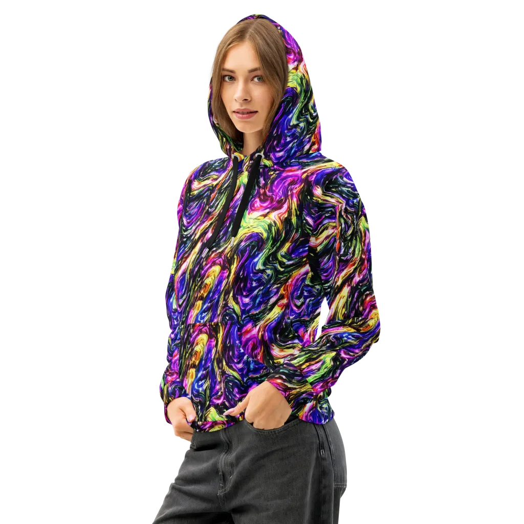 Ember Electric on Cotton Hoodie — Left Front