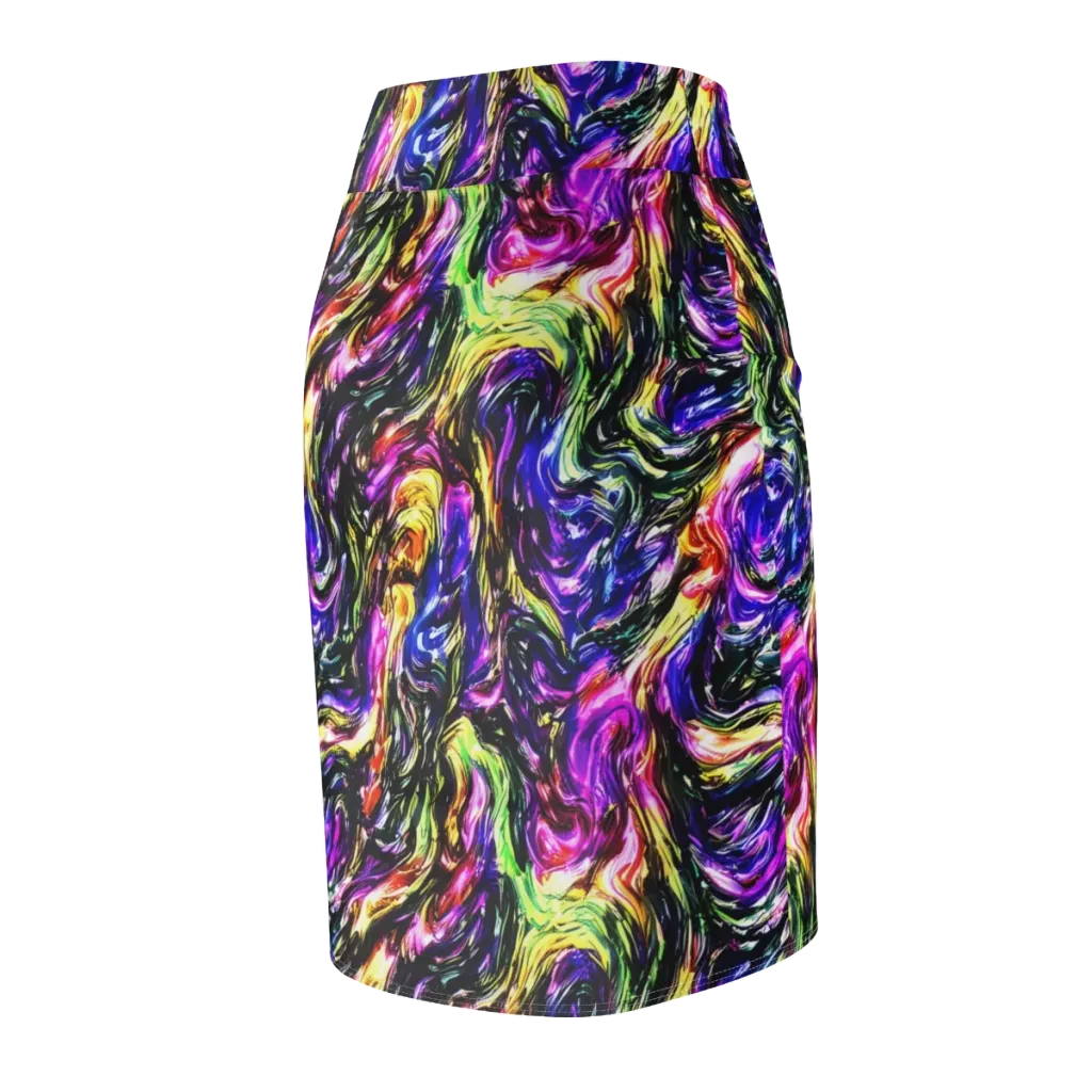 Ember Electric on Pencil Skirt — Back Side