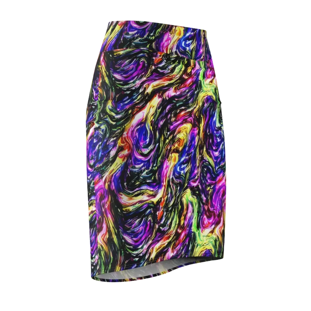 Ember Electric on Pencil Skirt — Front Side