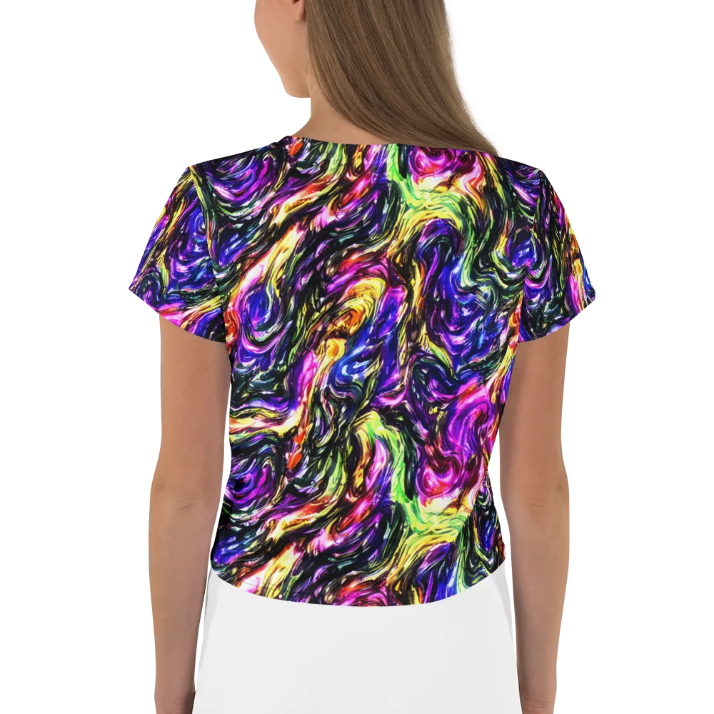 Ember Electric on Crop Tee — Back