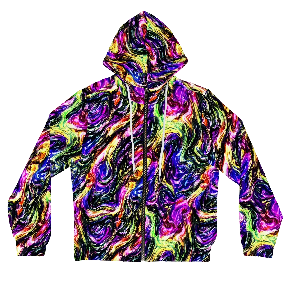 Ember Electric on Women's Full-Zip Hoodie — Front