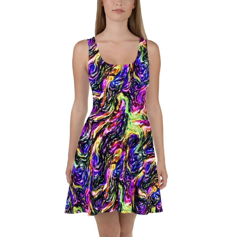 Ember Electric on Skater Dress — Front