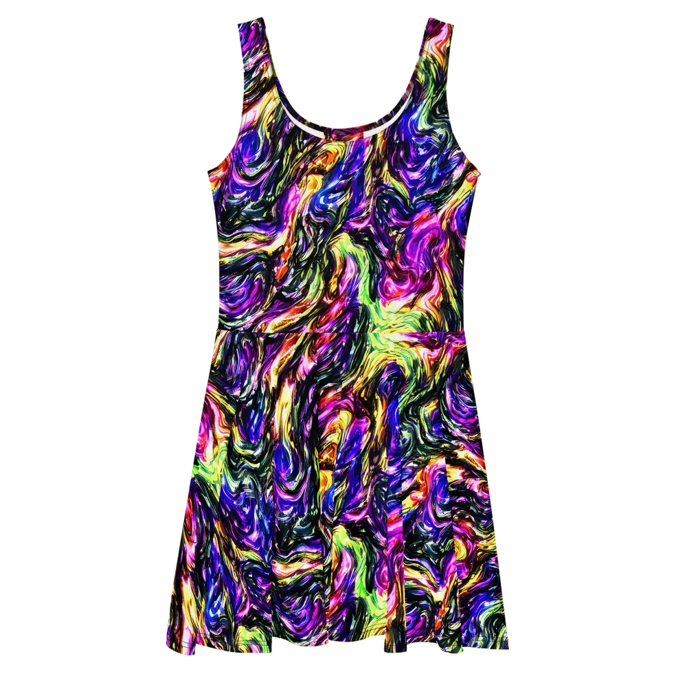 Ember Electric on Skater Dress — Front