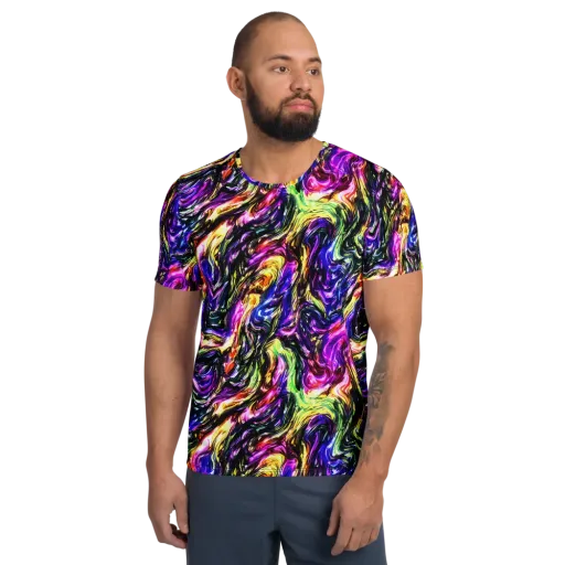 Ember Electric on a Men's Athletic T-Shirt
