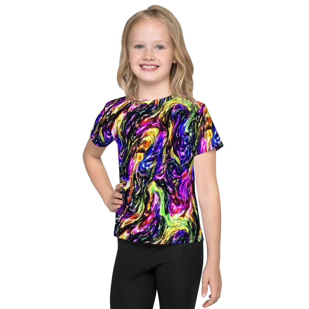 Ember Electric on Kids Crew Neck T-Shirt — Front