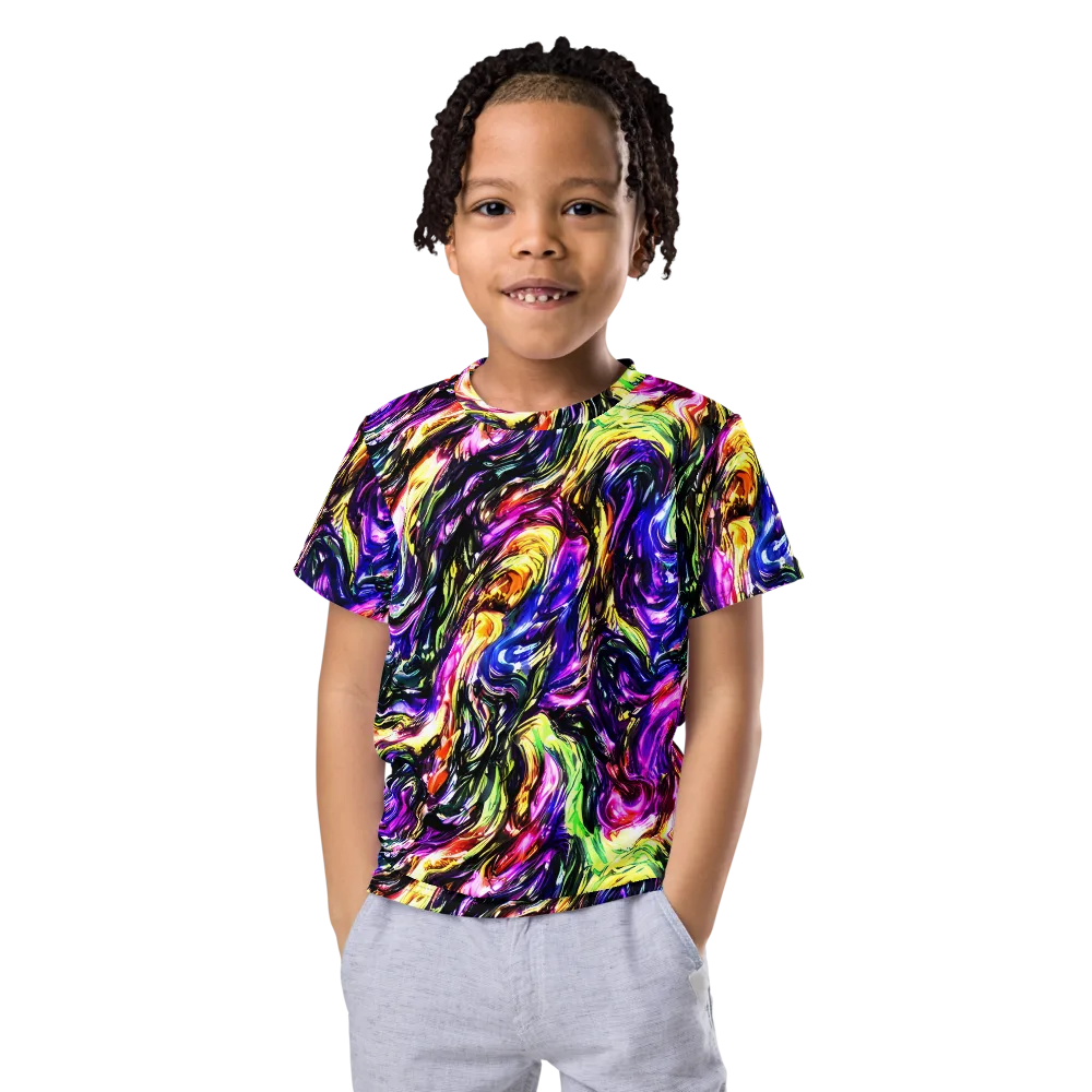 Ember Electric on Kids Crew Neck T-Shirt — Front