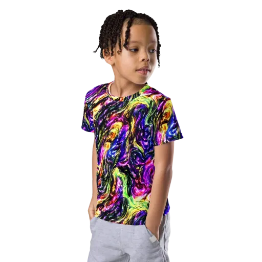 Ember Electric on a Kids Crew Neck T-Shirt