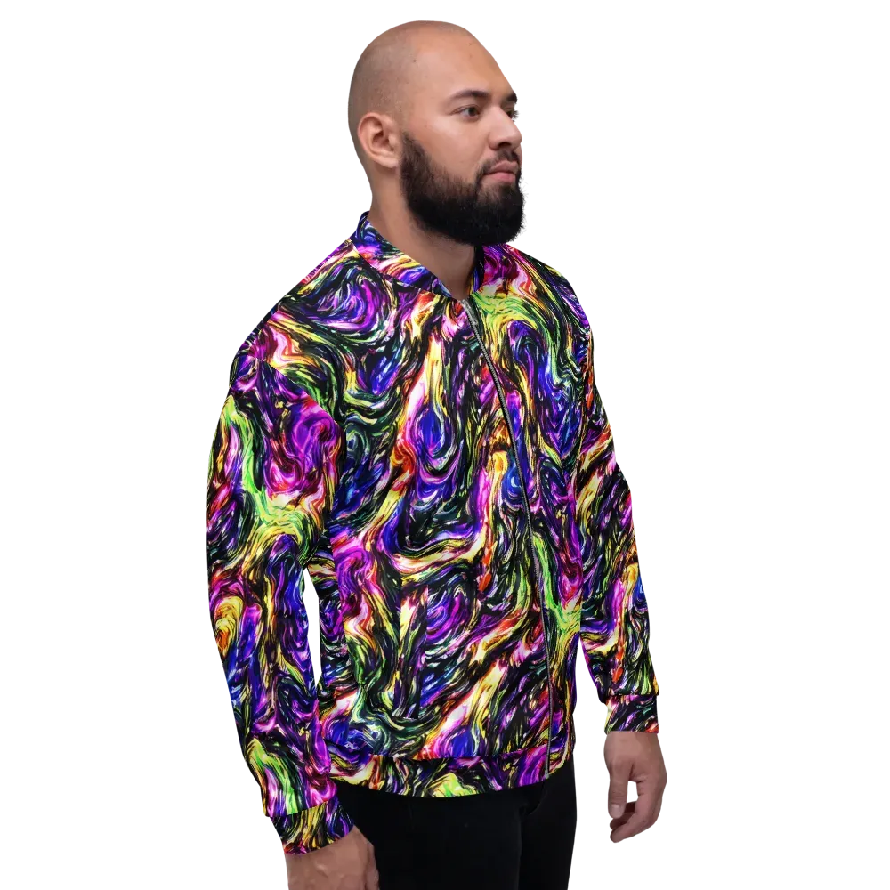 Ember Electric on Bomber Jacket — Right