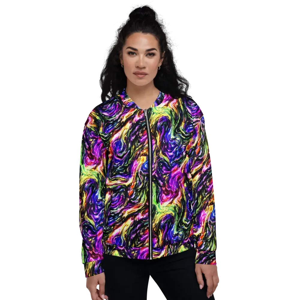 Ember Electric on Bomber Jacket — Front