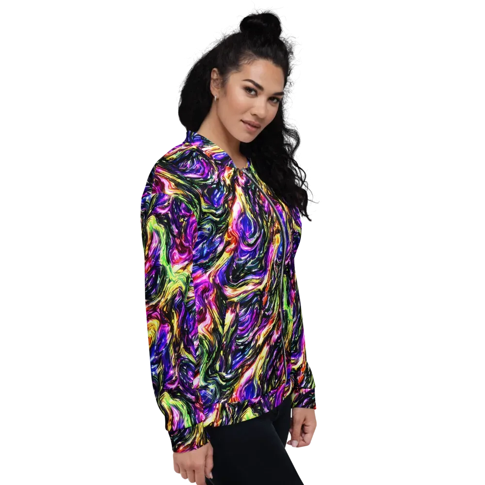 Ember Electric on Bomber Jacket — Right