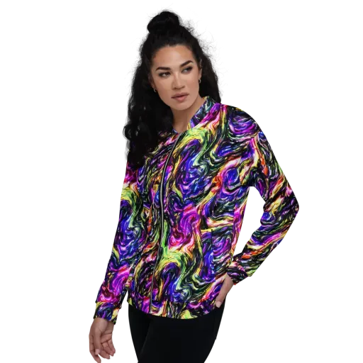 Ember Electric on a Bomber Jacket