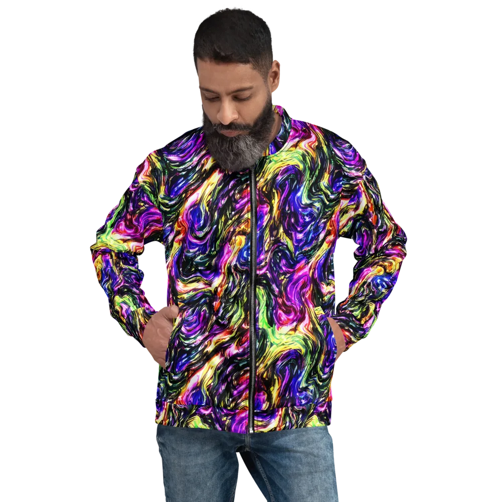 Ember Electric on Bomber Jacket — Front