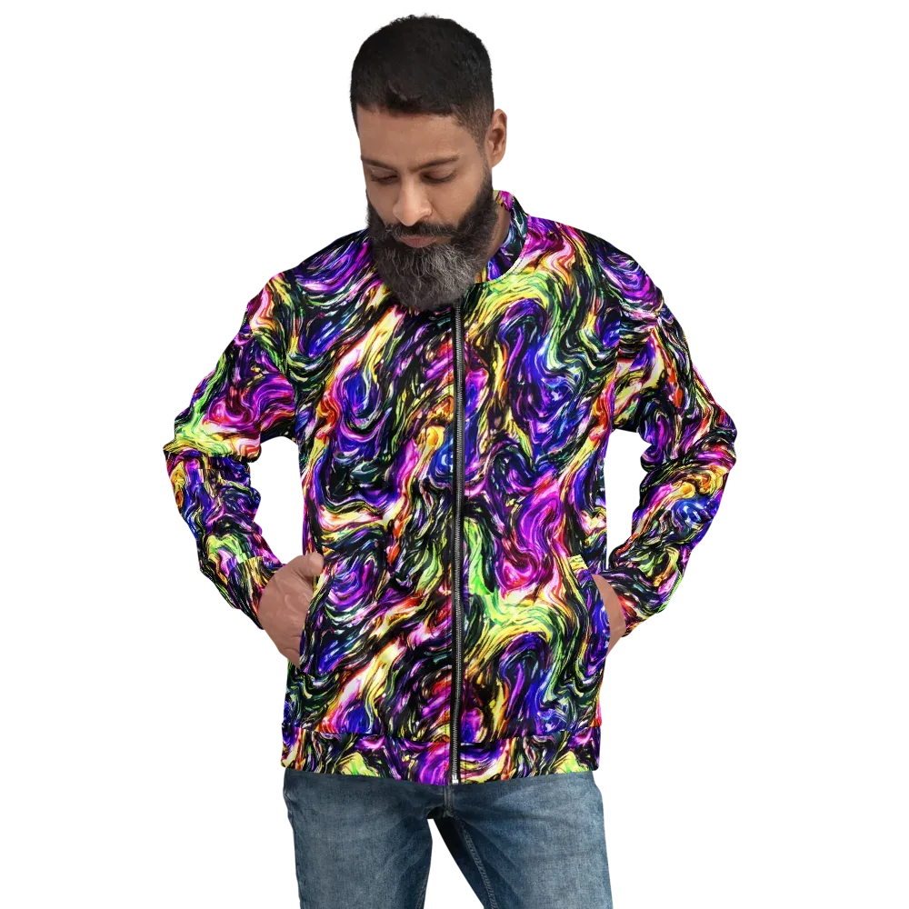 Ember Electric on Bomber Jacket — Front