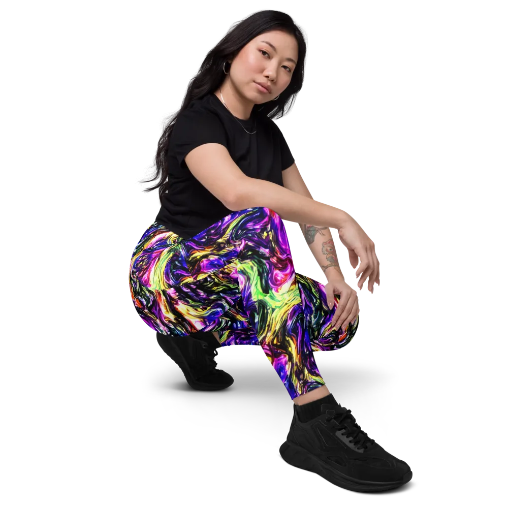 Ember Electric on Leggings with Pockets — Right Front