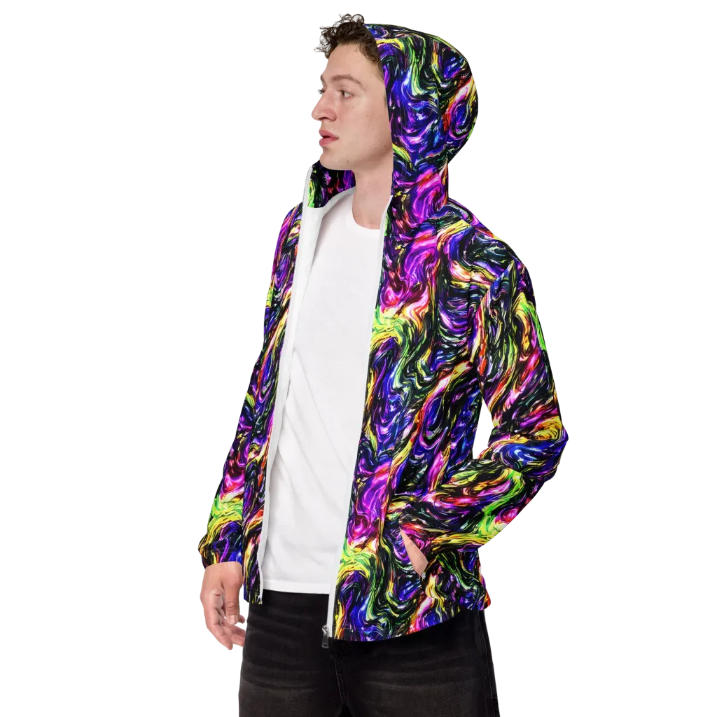 Ember Electric on Men's Windbreaker — Left Front