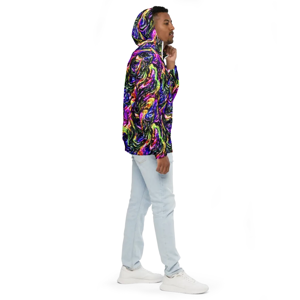 Ember Electric on Men's Windbreaker — Right