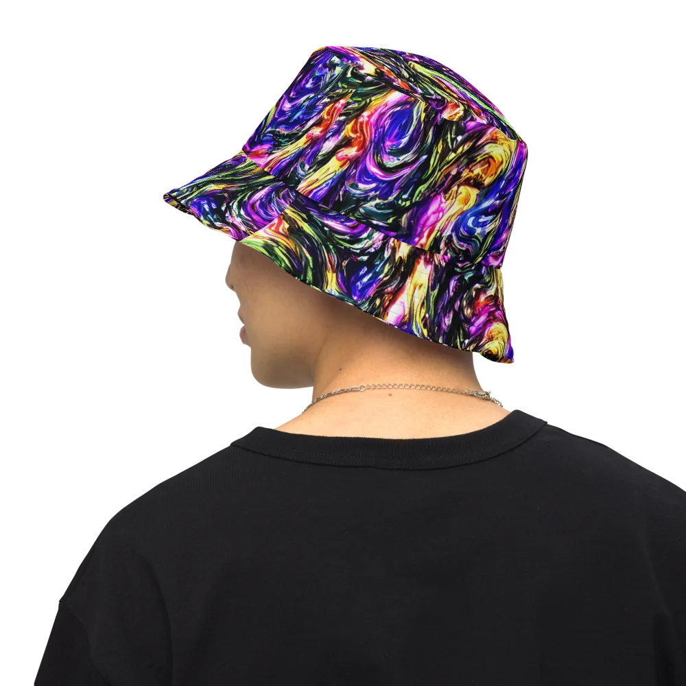 Ember Electric on Reversible Bucket Hat — Back Inside