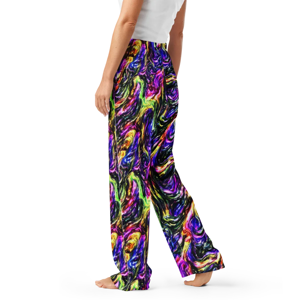 Ember Electric on Women's Pajama Pants — Left