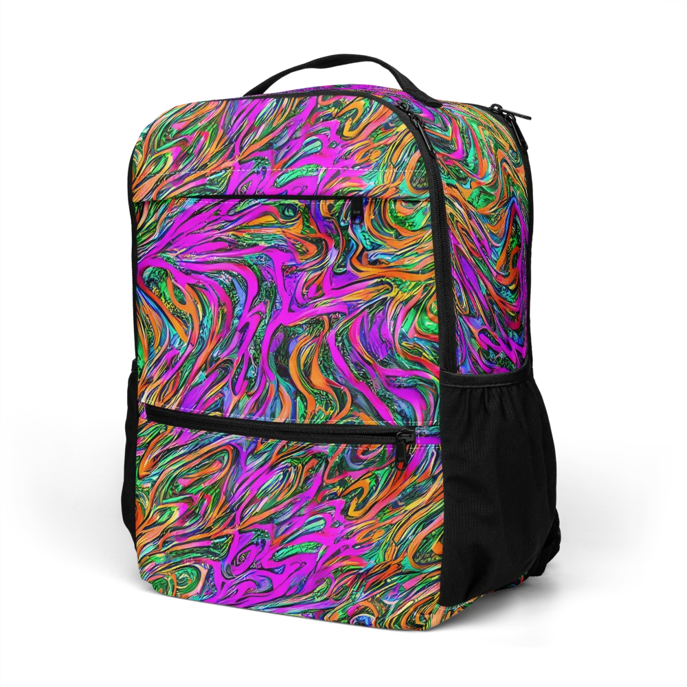 Acid Opulence on Utility Backpack — Left Front