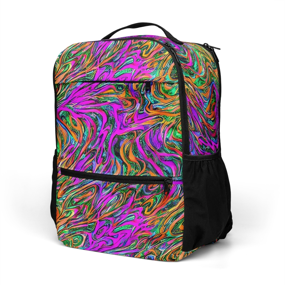 Acid Opulence on Utility Backpack — Left Front