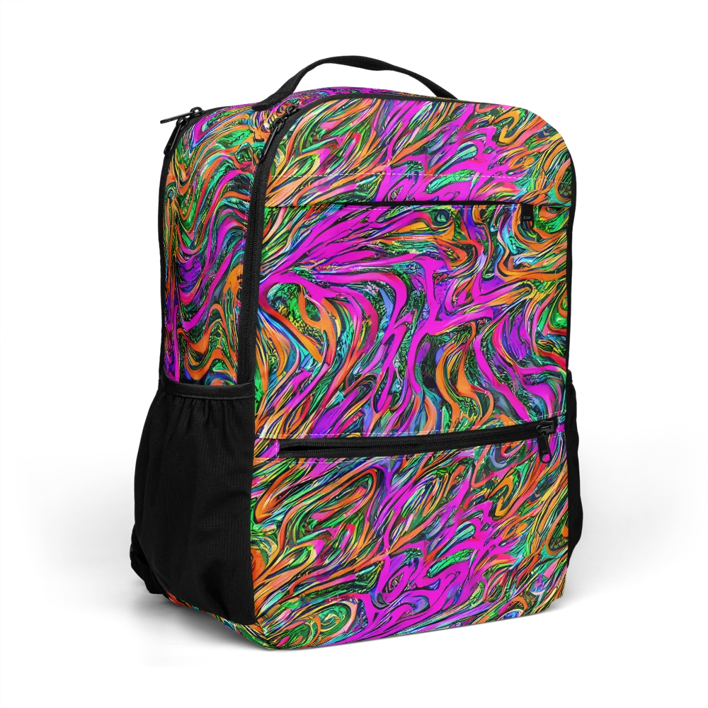 Acid Opulence on Utility Backpack — Right Front