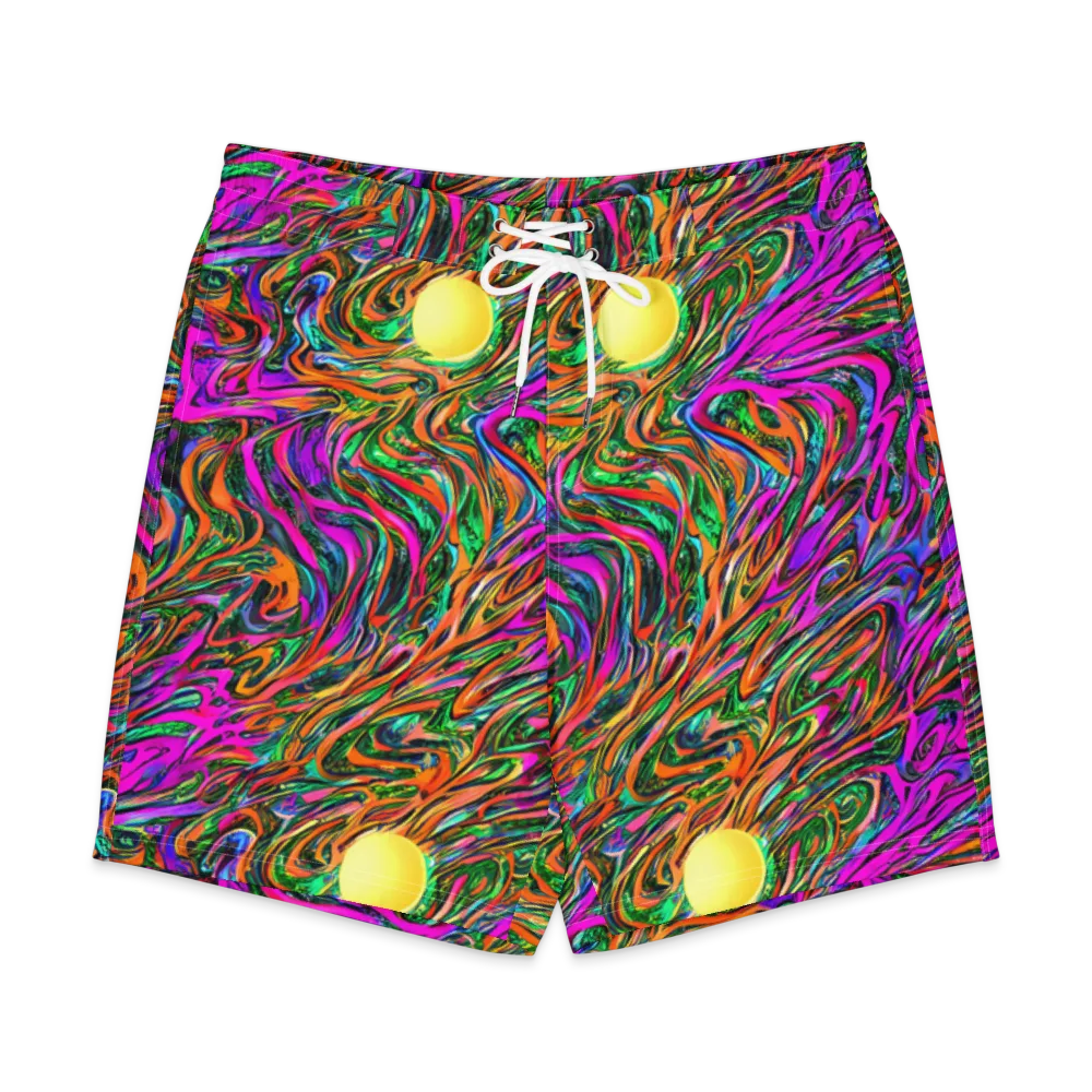 Acid Opulence on Men's Board Shorts — Front