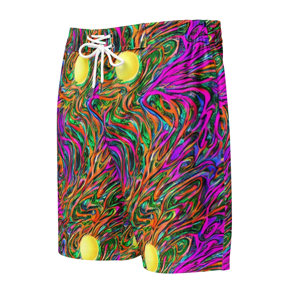 Acid Opulence on Men's Board Shorts — Front