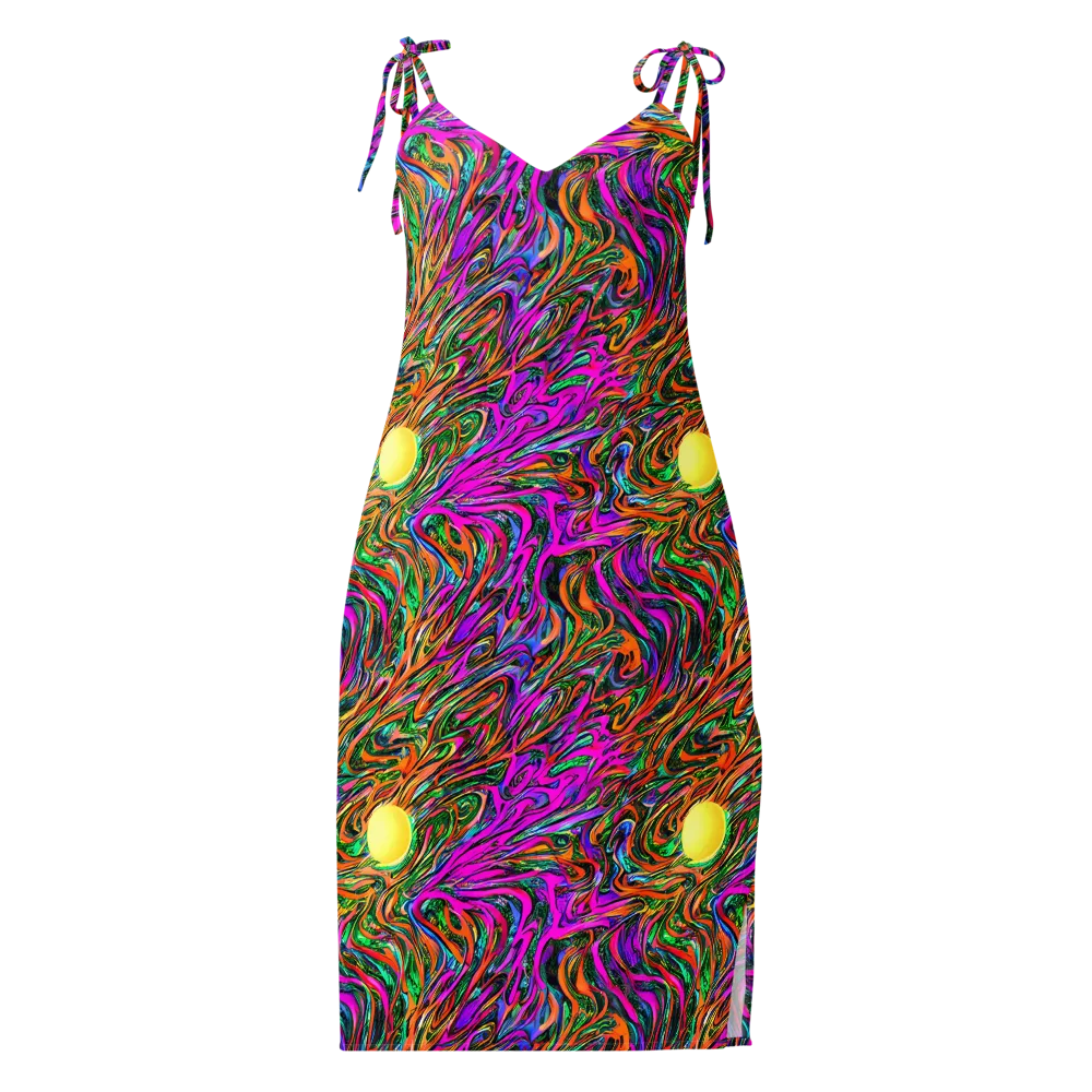 Acid Opulence on Slip Dress — Front