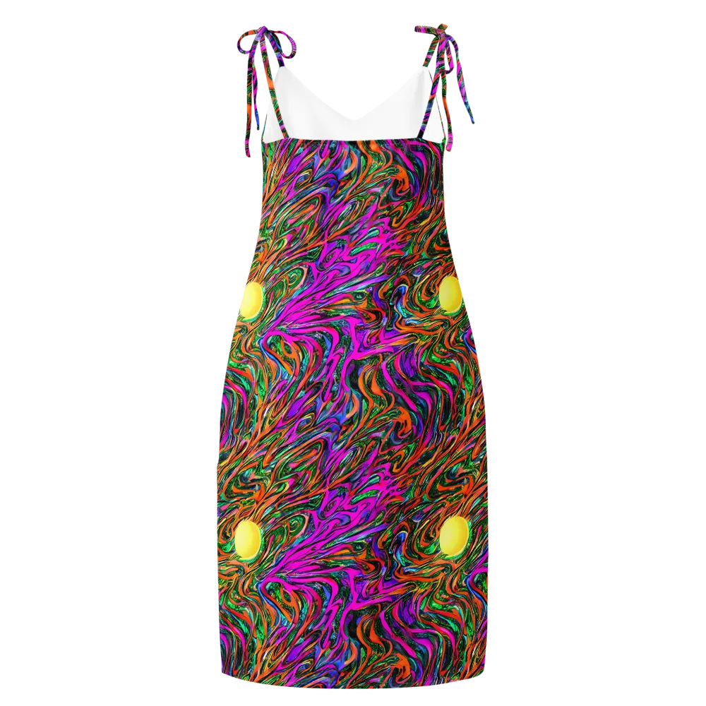 Acid Opulence on Slip Dress — Back