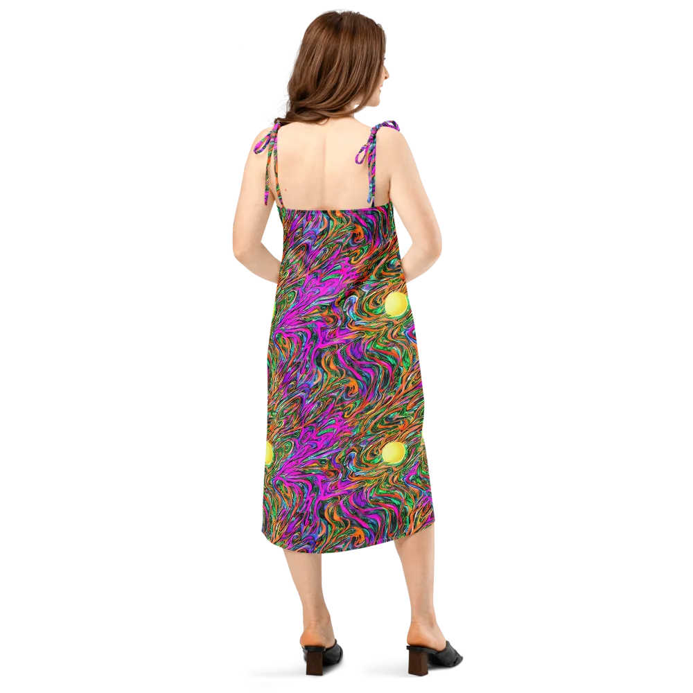 Acid Opulence on Slip Dress — Back