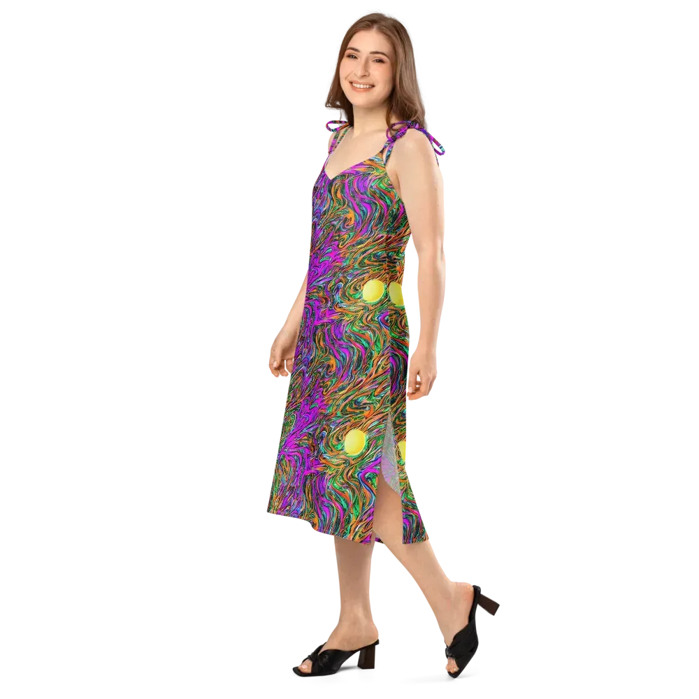 Acid Opulence on Slip Dress — Left Front