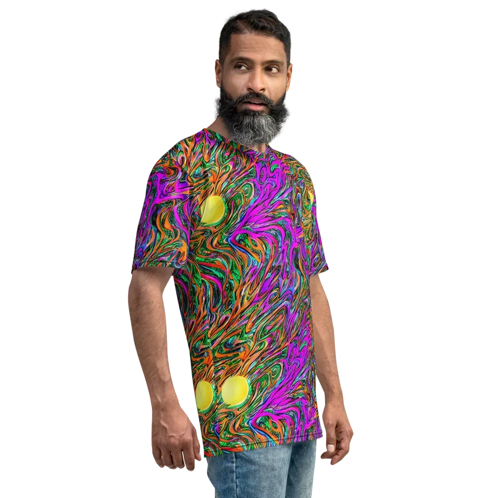 Acid Opulence on Men's Crew Neck T-Shirt — Right
