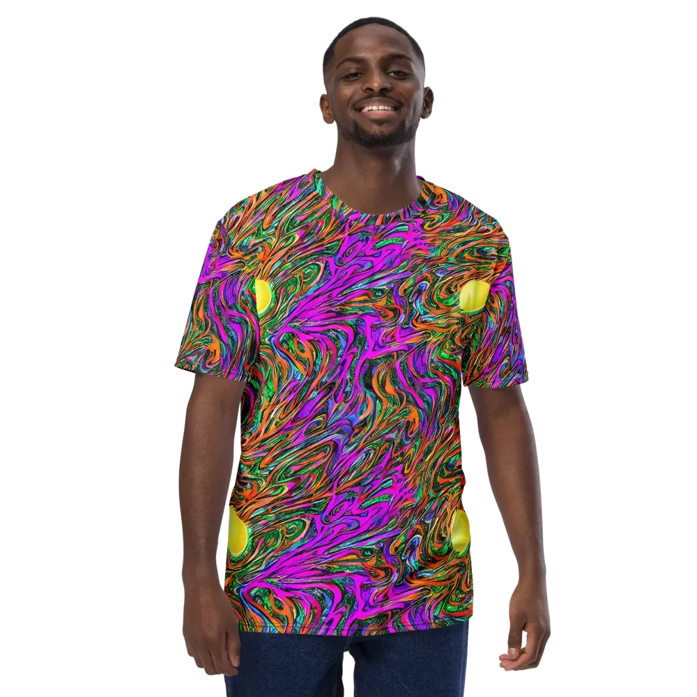 Acid Opulence on Men's Crew Neck T-Shirt — Front