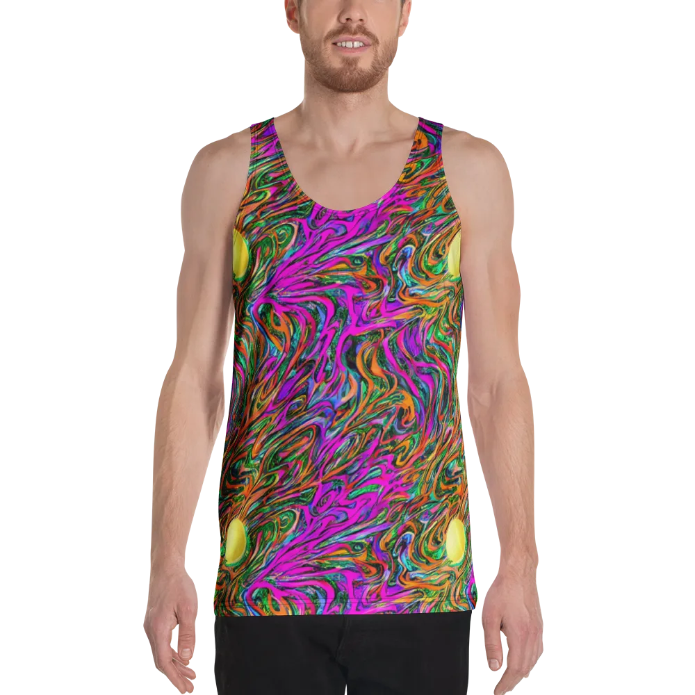Acid Opulence on Men's Tank Top — Front